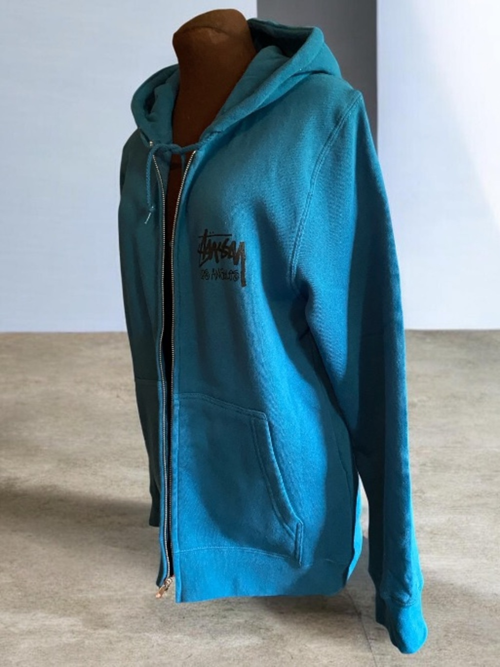 🆕 STUSSY Hoodie Stüssy LA Chapter Hooded Full zip up Sweatshirt crazy rare - Picture 9 of 11